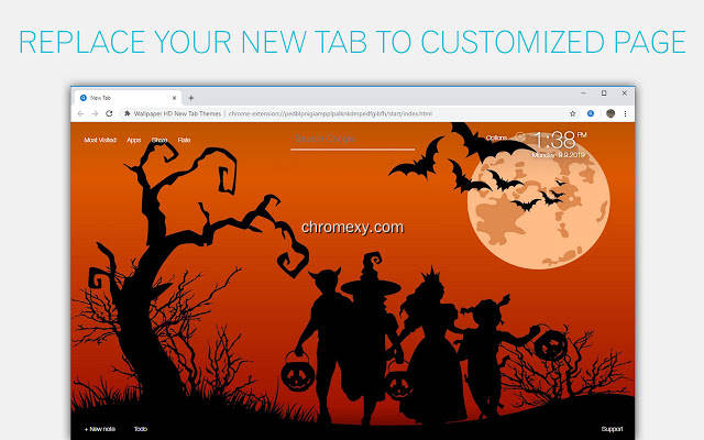 【图】Scary Halloween Wallpaper HD Custom New Tab(截图1)
