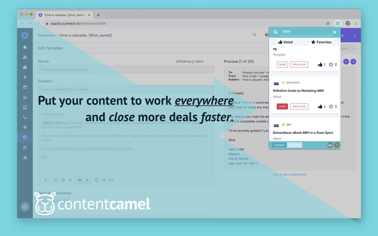 【图】Content Camel Sales Enablement(截图1)
