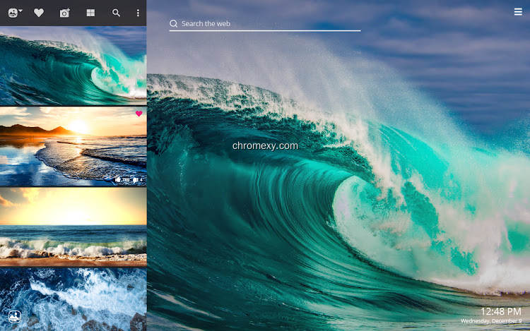 【图】Ocean Waves HD Wallpapers New Tab Theme(截图 1)