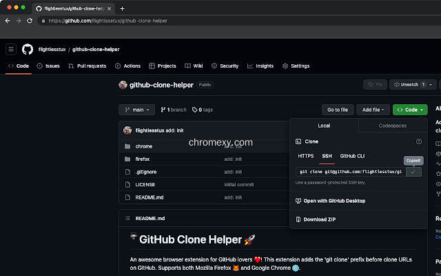 【图】GitHub Clone Helper(截图2)