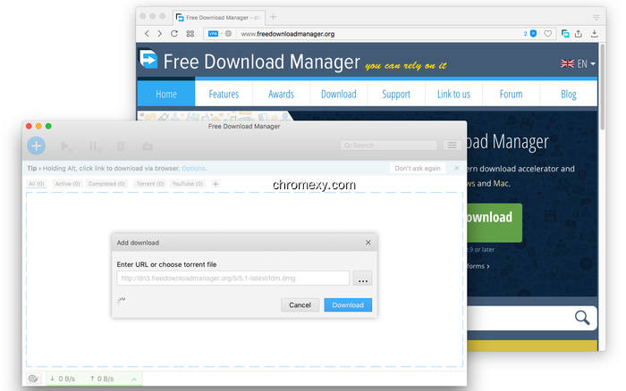 【图】Download with Free Download Manager (FDM)(截图1)