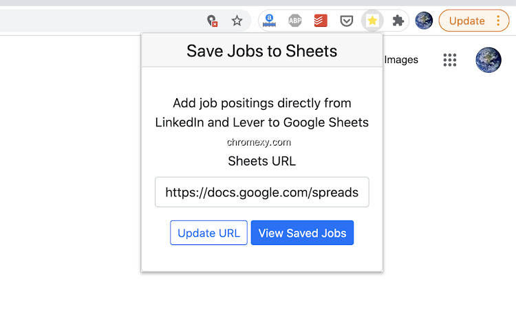 【图】Save LinkedIn, Indeed Jobs to Sheets by Jumpr(截图1)