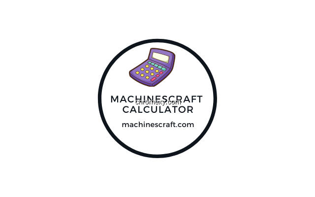 【图】machinescraft Calculator(截图 0)