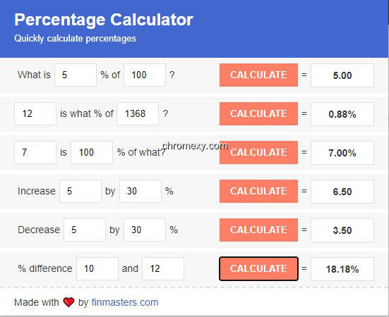 【图】Easy Percentage Calculator(截图2)