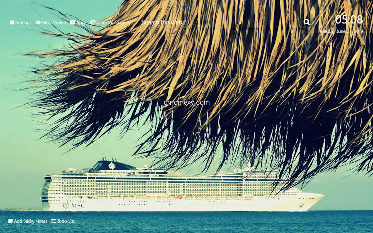 【图】Cruise Vacations Wallpaper HD New Tab Theme(截图1)