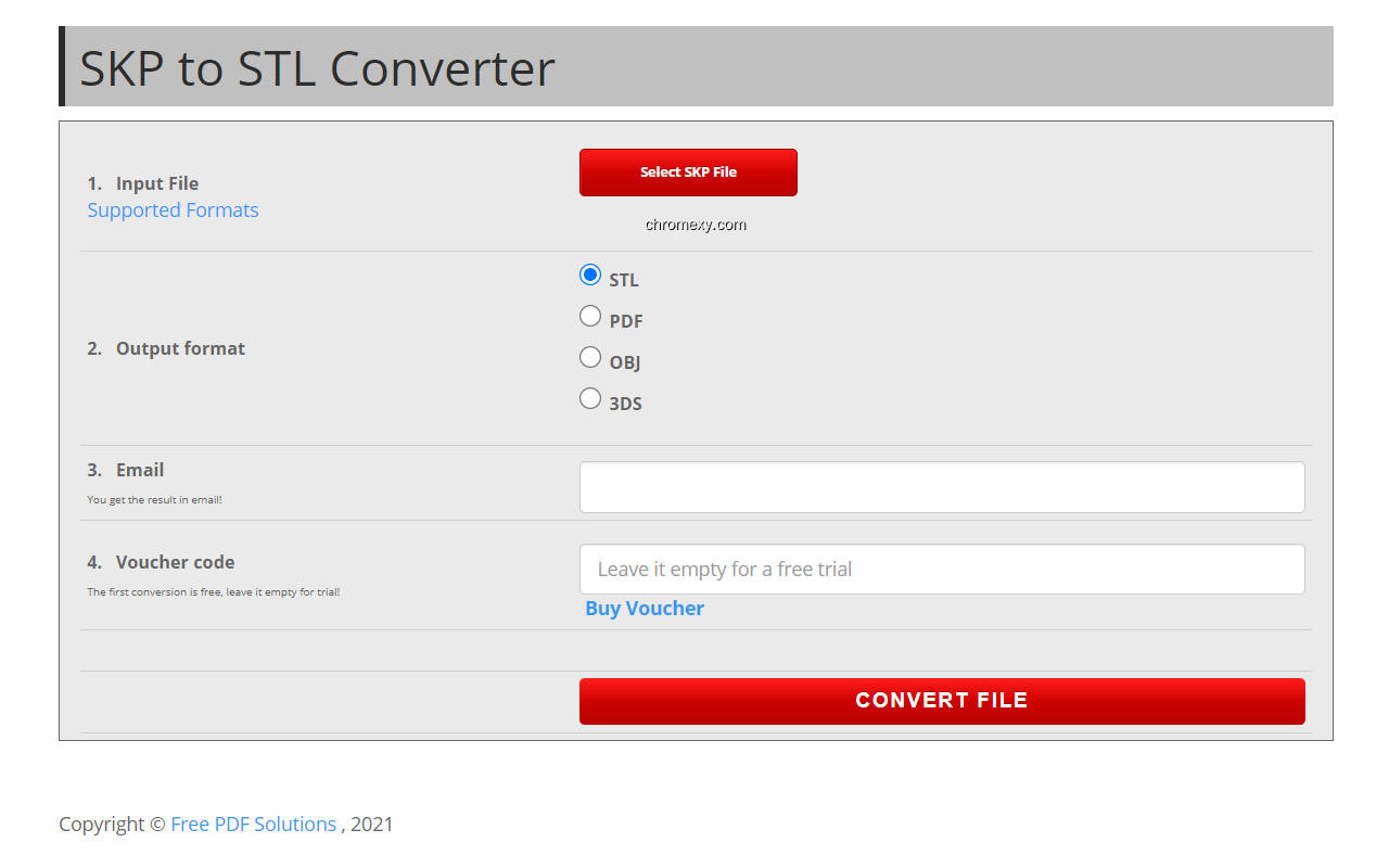 【图】SKP to STL Converter(截图1)