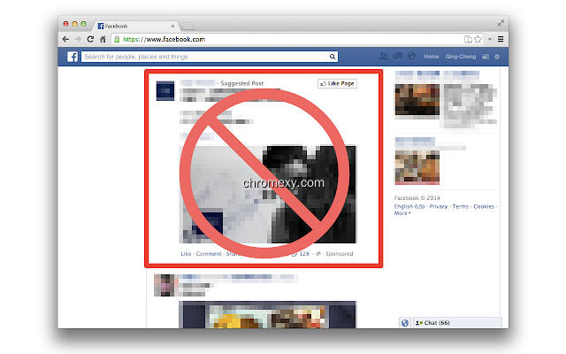 【图】QCLean: Facebook推薦專頁與建議貼文、廣告移除器(截图1)