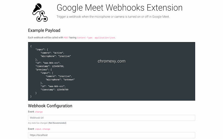 【图】Google Meet Webhooks(截图1)