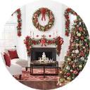 Christmas Decorations Wallpaper New Tab