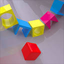 Colorful Shape Tunnel Game Colorful Shape Tunnel Game