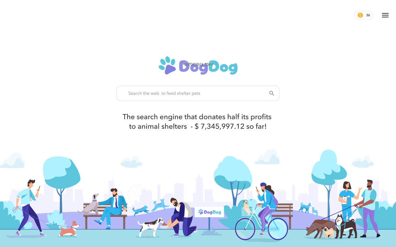 【图】DogDog – feed dogs with every search(截图1)