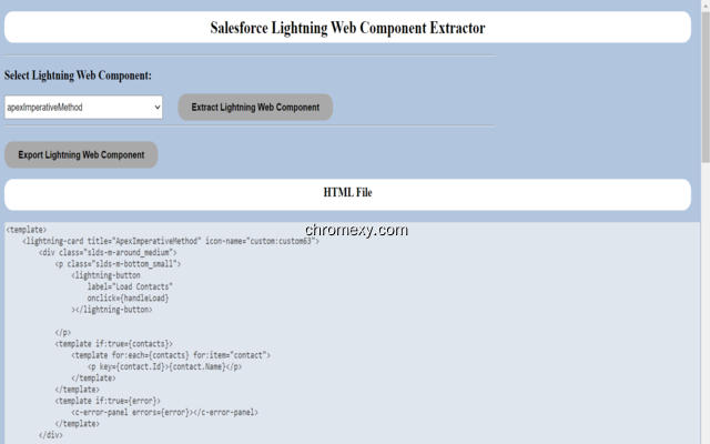【图】Salesforce Lightning Web Component Extractor(截图2)