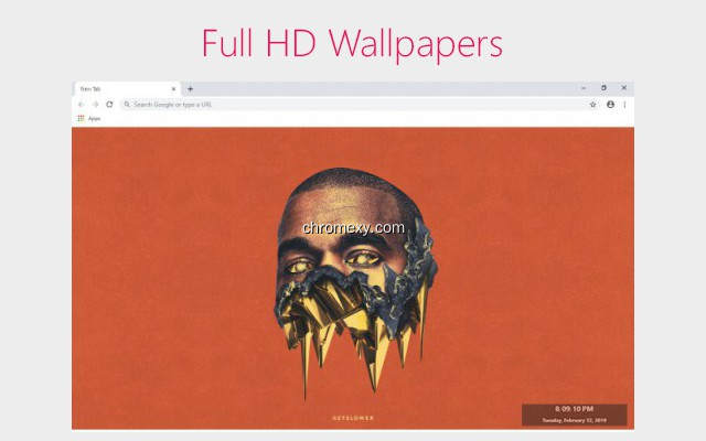 【图】Kanye West Wallpapers and New Tab(截图1)