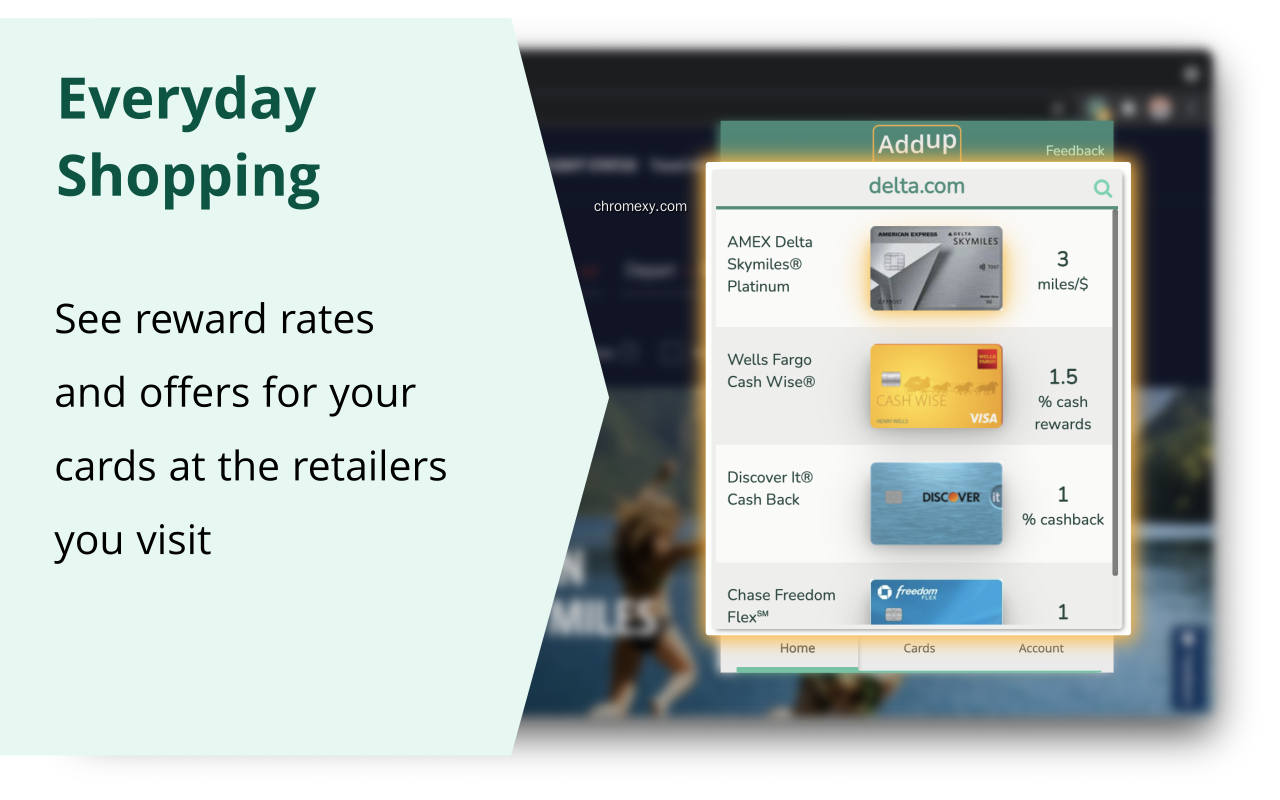 【图】AddUp | Credit Card Rewards + Online Shopping(截图1)