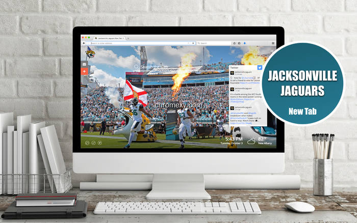 【图】NFL Jacksonville Jaguars Official New Tab(截图1)