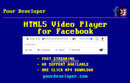 【图】HTML5 Video Player for Facebook(截图1)