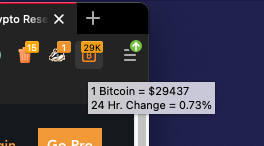 【图】Bitcoin Price Tracker(截图1)