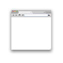 Empty New Tab Page