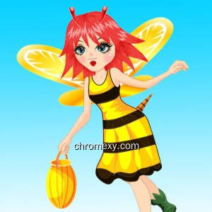 Bee Girl Dress Up Game Bee Girl Dress Up Game
