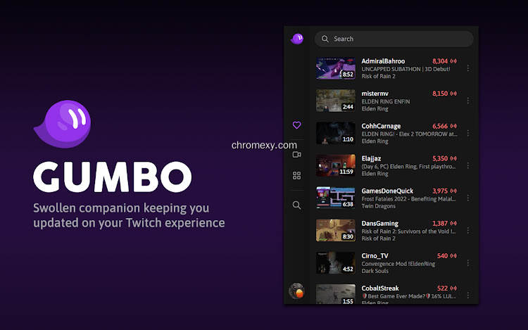 【图】Gumbo: Twitch Companion(截图 0)