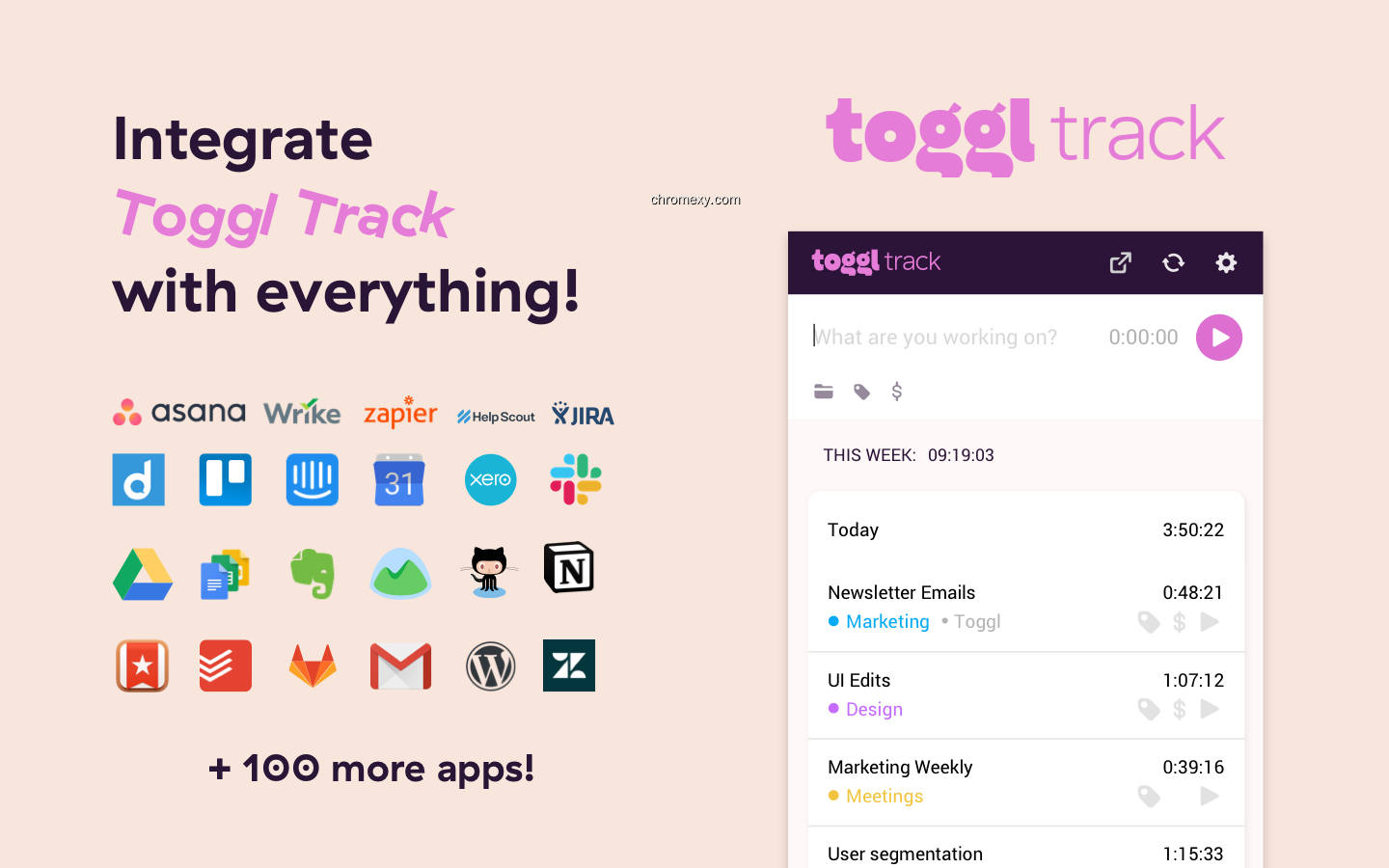【图】Toggl Track: Productivity & Time Tracker(截图1)