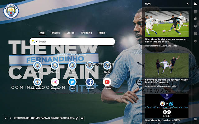 【图】Official Manchester City FC Start page(截图 1)