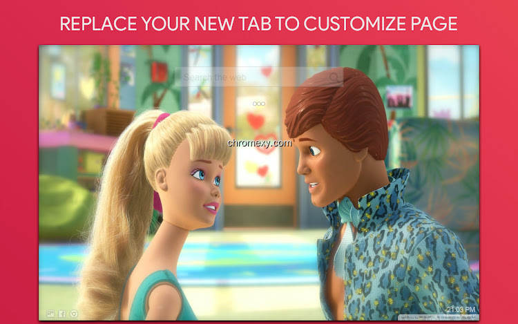 【图】Barbie Wallpaper HD Custom New Tab(截图1)