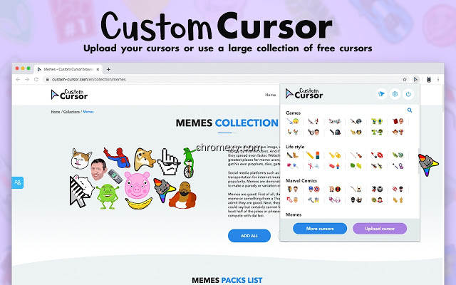 【图】Custom Cursor for Chrome™ – 自定义光标(截图 1)