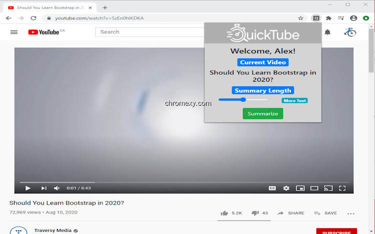 【图】QuickTube Youtube Video Summarizer(截图2)