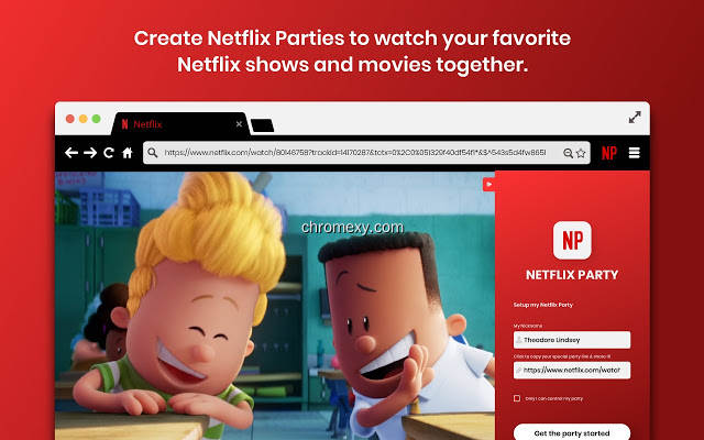 【图】Netflix Party is now Teleparty(截图 1)