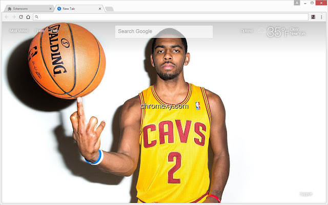 【图】Kyrie Irving Wallpaper HD New Tab NBA Themes(截图2)