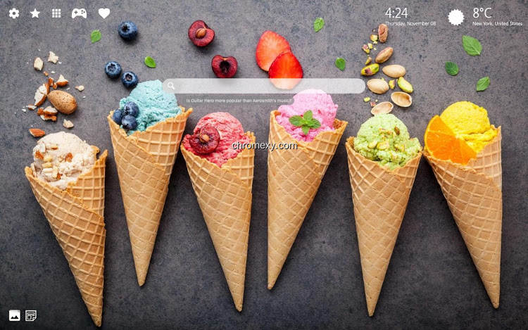 【图】Ice Cream Chrome New Tab Theme(截图1)