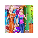 Elsa and Anna Shopping Time