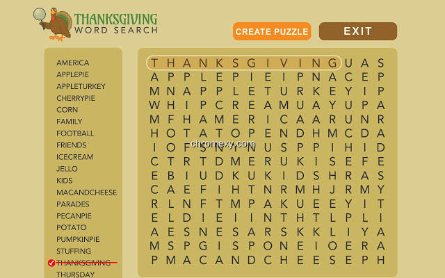 【图】Thanksgiving Word Search(截图2)