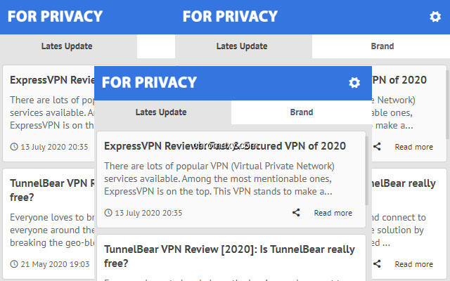 【图】For Privacy – Latest News Update(截图2)