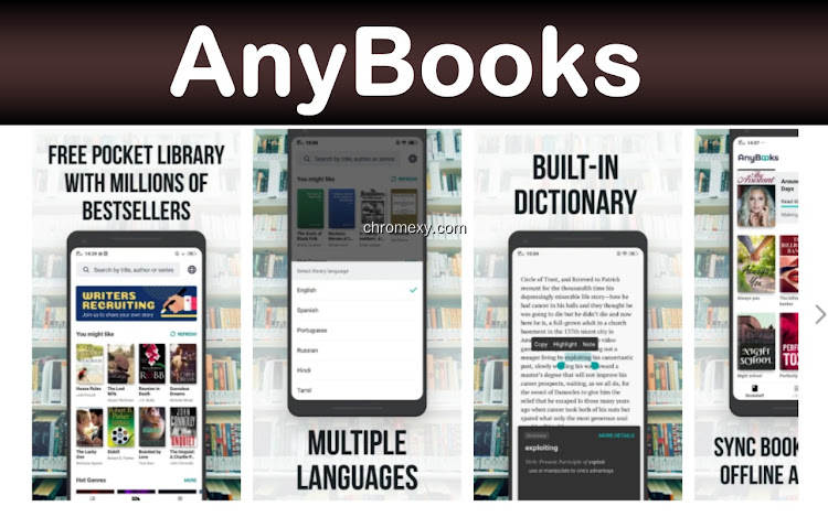【图】AnyBooks-Novels&stories, your mobile library(截图1)