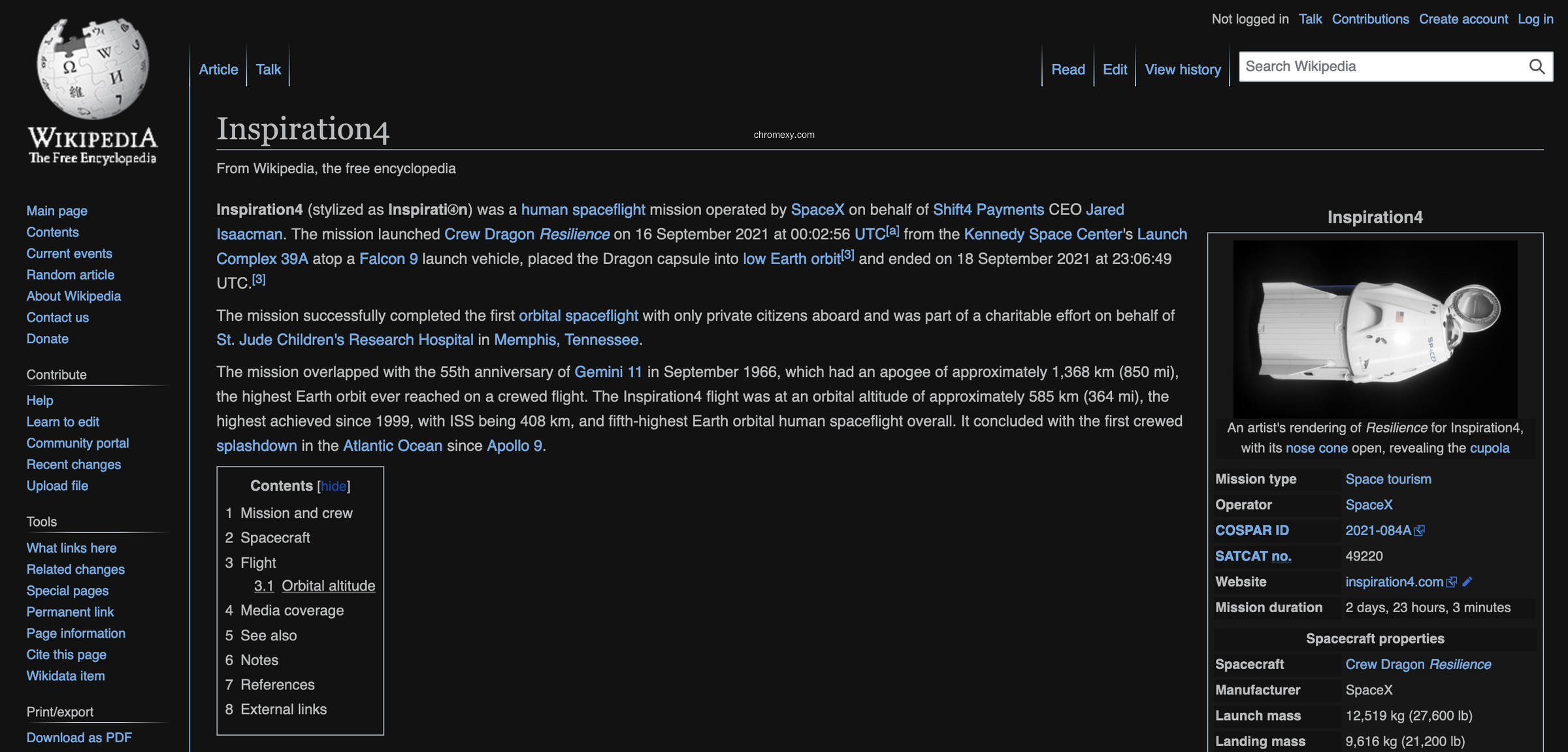 【图】Wikipedia Dark Mode – Visually Accessible(截图1)