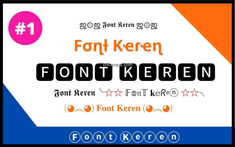 【图】Font Keren(截图 0)