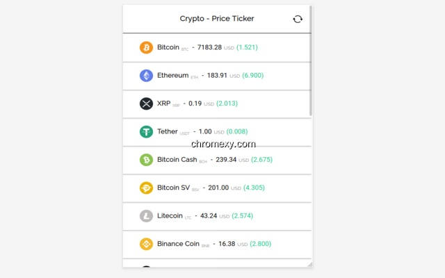 【图】Crypto – Price Ticker(截图1)