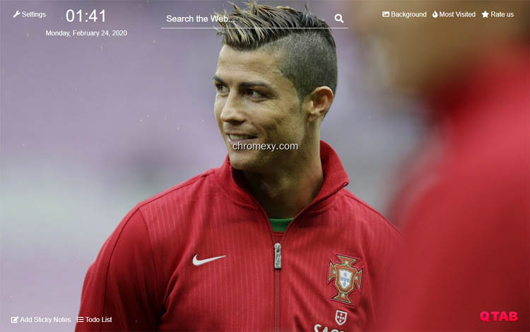 【图】Cristiano Ronaldo Wallpapers New Tab HD(截图1)