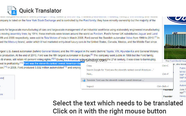 【图】Quick Translator with Google Translate(截图2)
