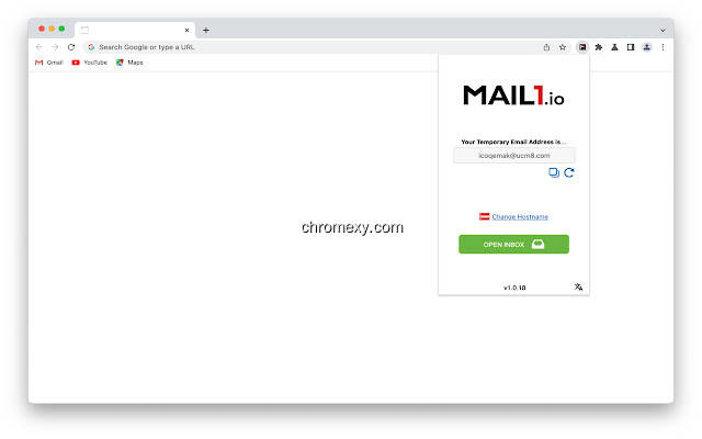 【图】Mail1.io – Temporary Disposable Email(截图1)