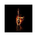 Flaming Guitar