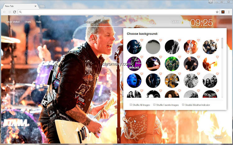 【图】Metallica Wallpaper Custom Rock Music New Tab(截图1)