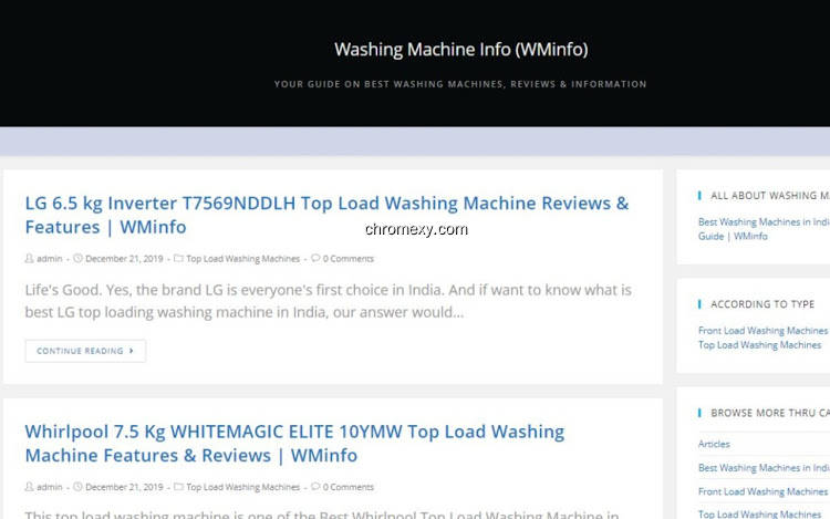 【图】WMinfo – Washing Machine Info(截图1)