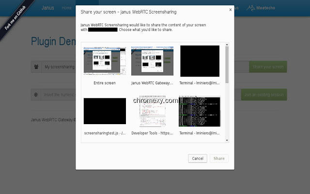 【图】Janus WebRTC Screensharing(截图1)